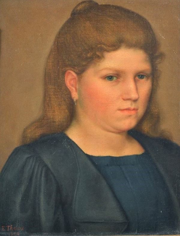 E. Thomas - Ritratto di donna