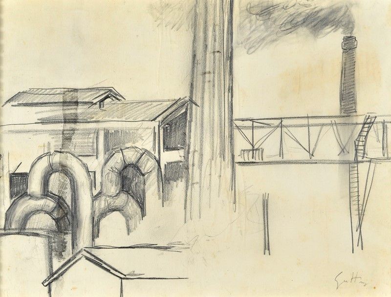 Renato Guttuso - Senza Titolo