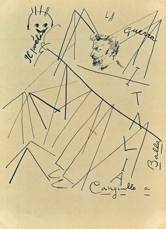 Francesco Cangiullo - Senza Titolo