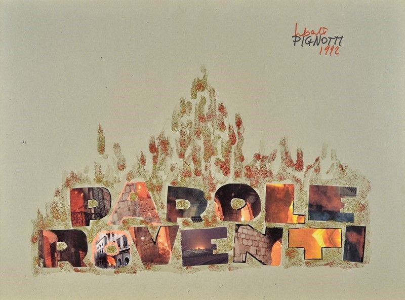 Lamberto Pignotti - Parole Roventi