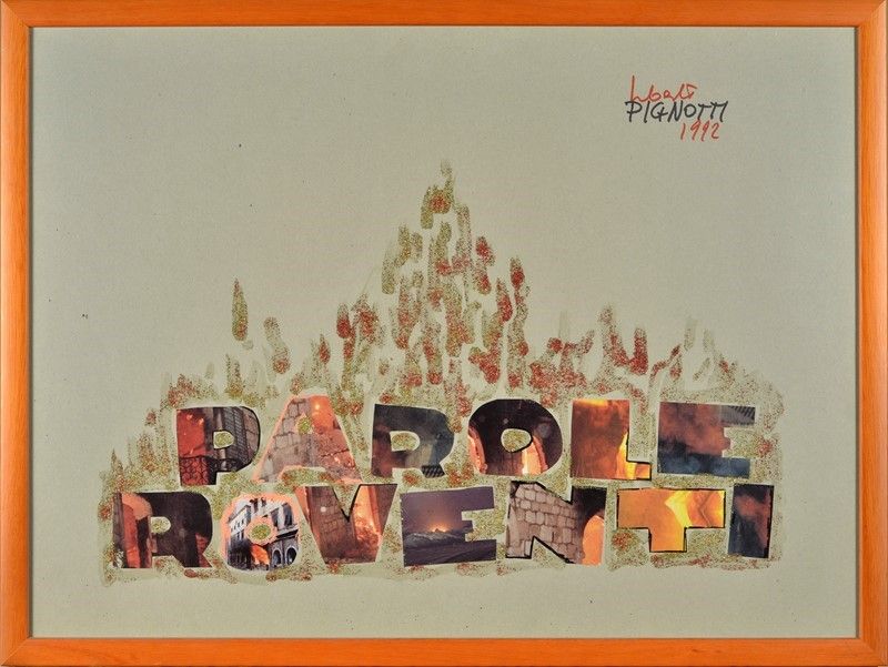 Lamberto Pignotti - Parole Roventi