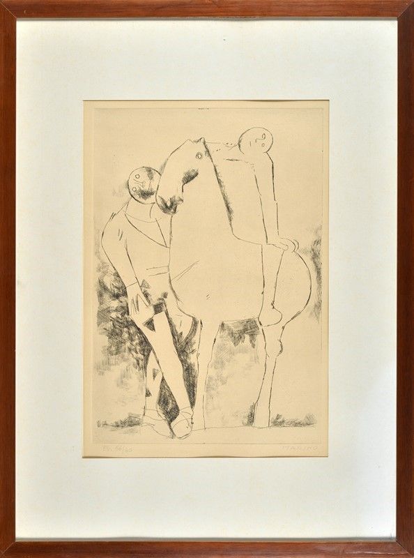 Marino Marini - Cavallo e Figure