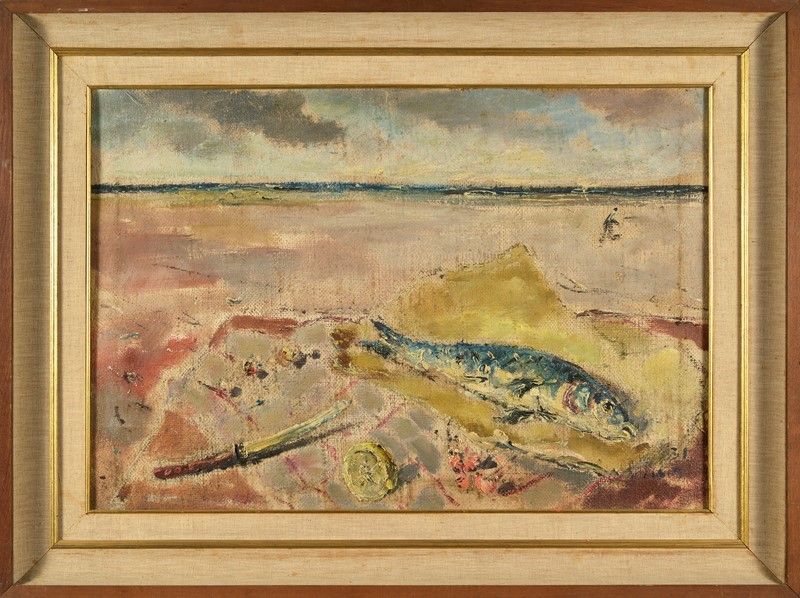 Filippo De Pisis - Natura Morta sulla Spiaggia