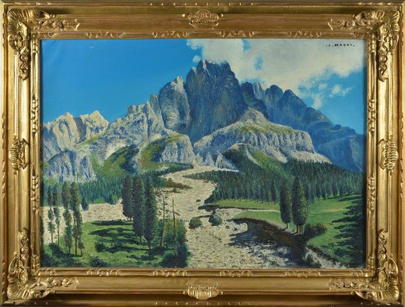 Cesare Maggi - Paesaggio Montano
