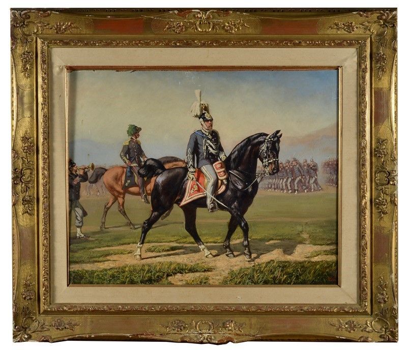 Nicola Palizzi - Vittorio Emanuele II a Cavallo