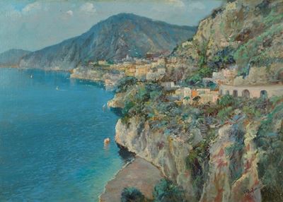 Veduta della Costiera Amalfitana