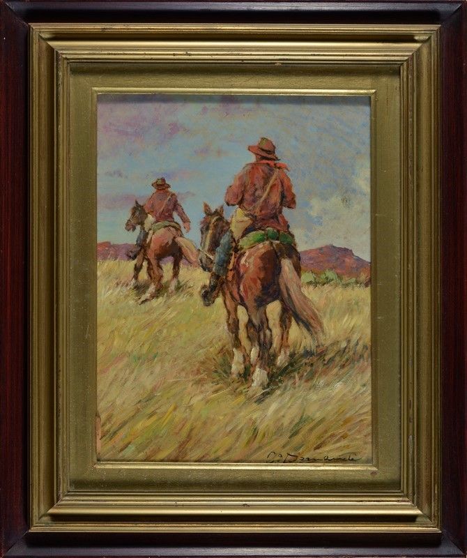 Carlo Domenici - Butteri a Cavallo