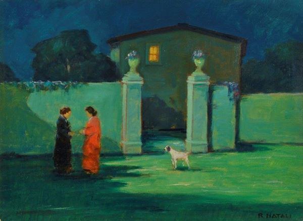 Renato Natali - Notturno con figure