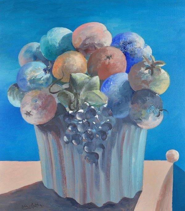 Ercole Pignatelli - Basamento contro un cielo azzurro