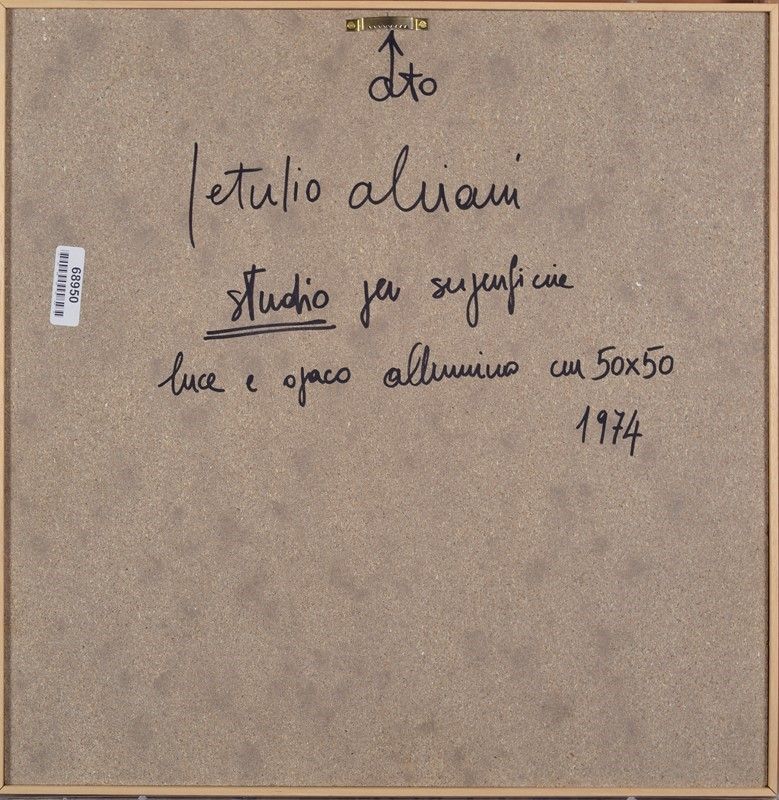 Getulio Alviani - Studio per Superficie