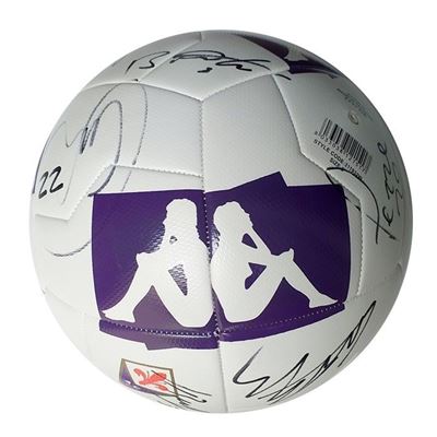 Pallone Autografato da Tutti i Giocatori della Fiorentina