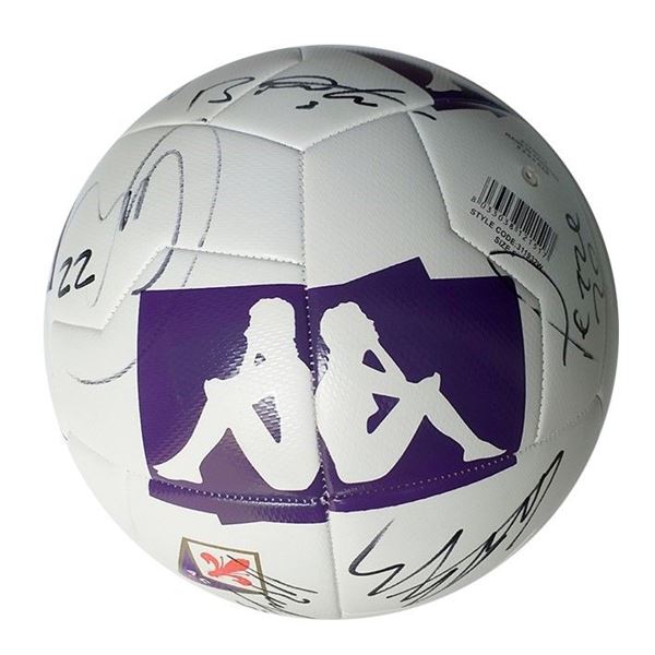ACF FIORENTINA - Pallone autografato da tutti i giocatori della Fiorentina