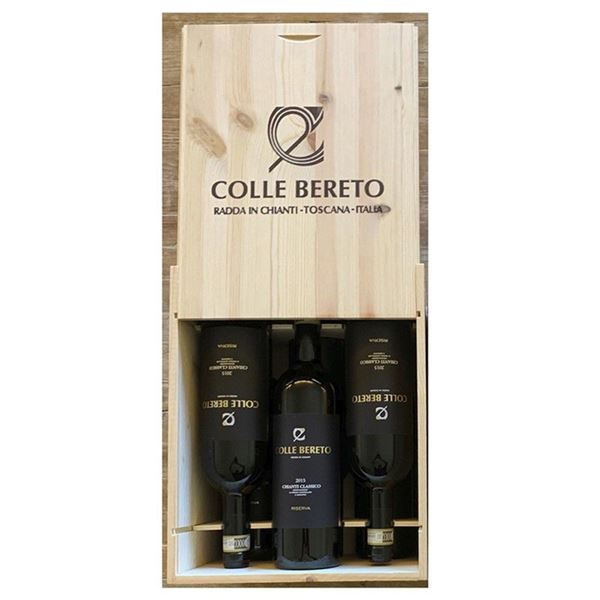 COLLE BERETO - N. 3 bottiglie di Chianti Classico riserva 2015