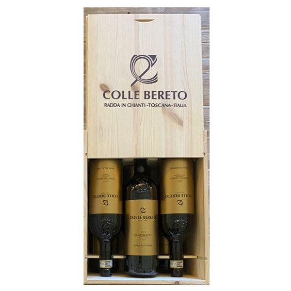 COLLE BERETO - N. 3 bottiglie Chianti Classico Gran Selezione