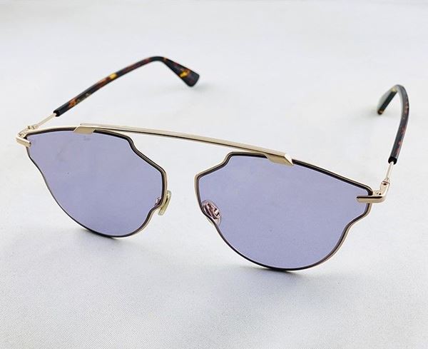 FONTANI OTTICA - Occhiali da sole Dior in metallo dorato “Diorsoreal”