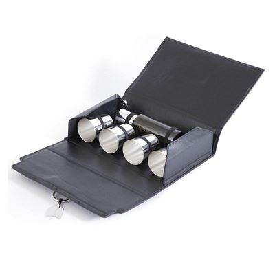 Set per Liquore da Viaggio in Silver Plated