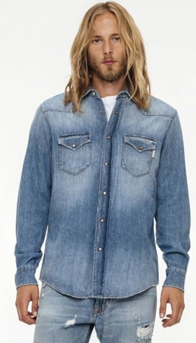 Camicia Martin Wall in Denim