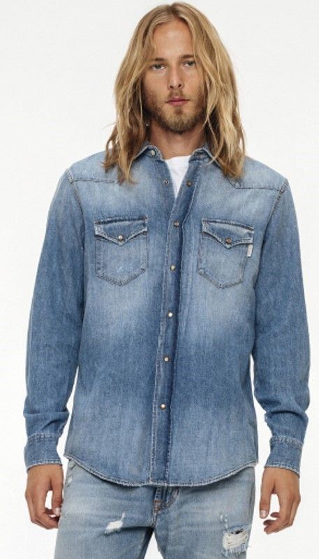 Roy Rogers - Camicia Martin Wall in Denim