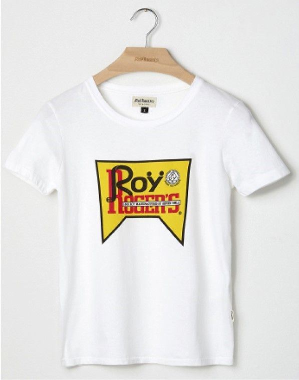 ROY ROGERS - T-SHIRT LADY ROY VINTAGE IN JERSEY BIANCO