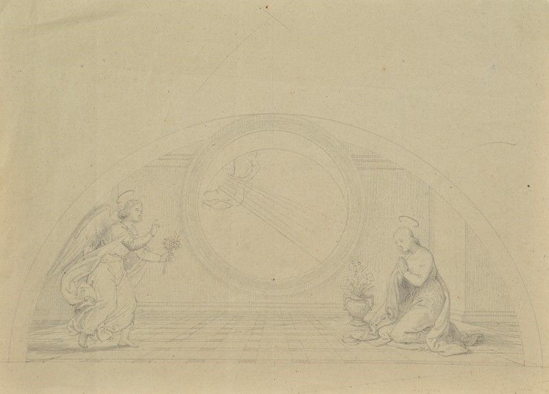 Silvestro Valeri - Studio per gli Affreschi del Duomo di Todi