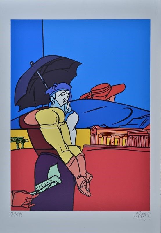 Valerio Adami - Senza Titolo