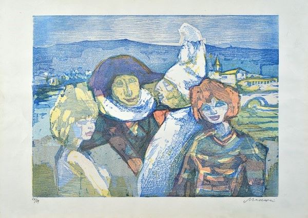 Mino Maccari - Figure