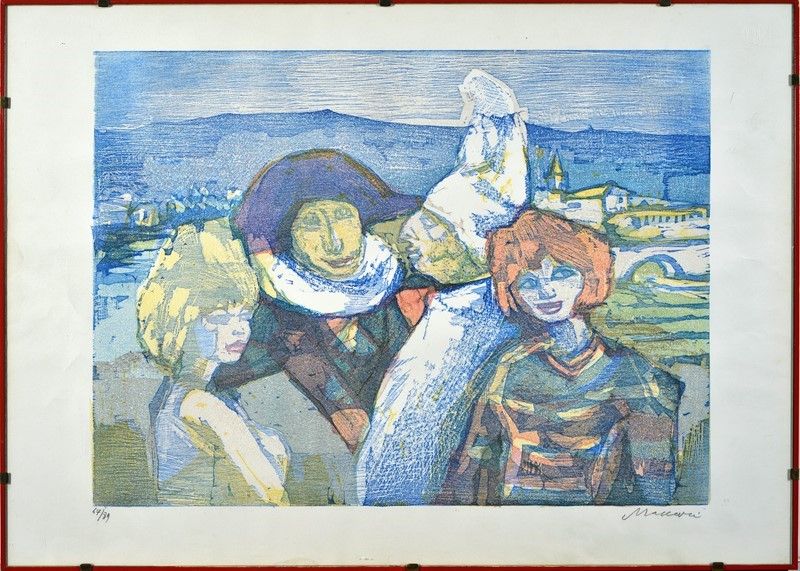 Mino Maccari - Figure
