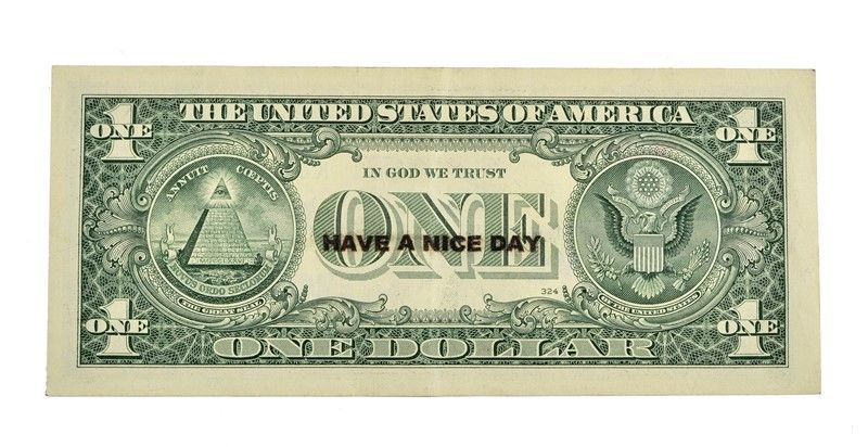 Banksy - Dismal Dollar (real Currency)