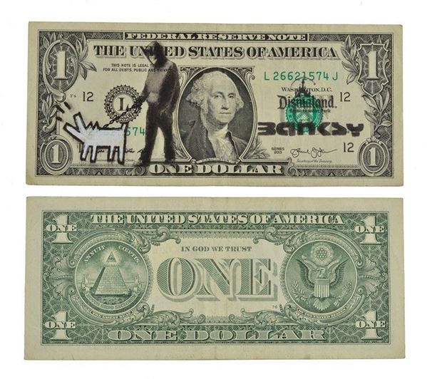 Banksy - Dismal Dollar (Real Currency)