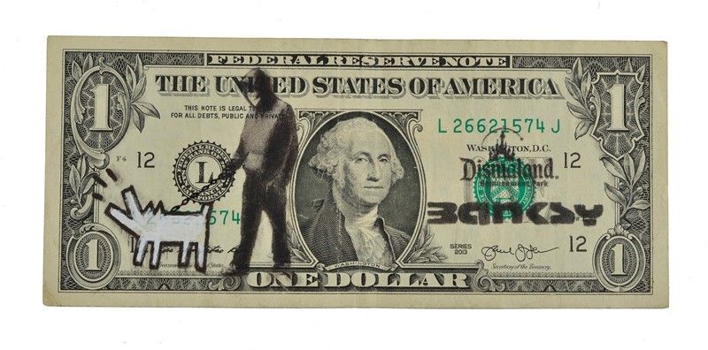 Banksy - Dismal Dollar (real Currency)