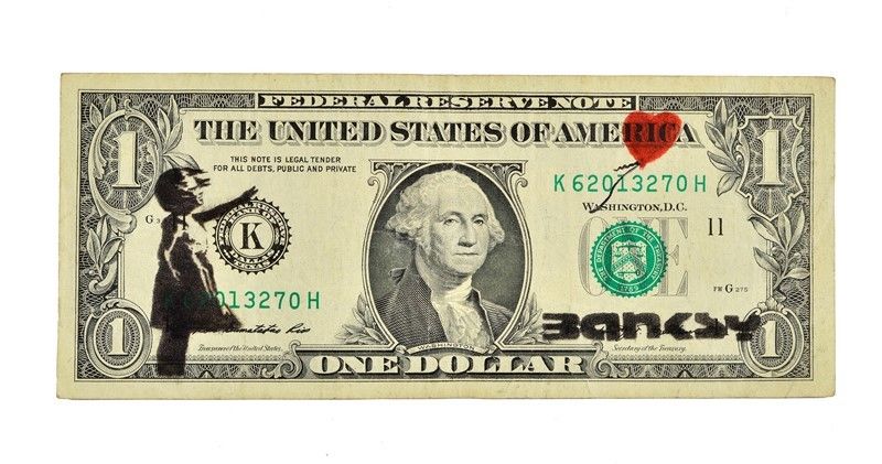 Banksy - Dismal Dollar (real Currency)