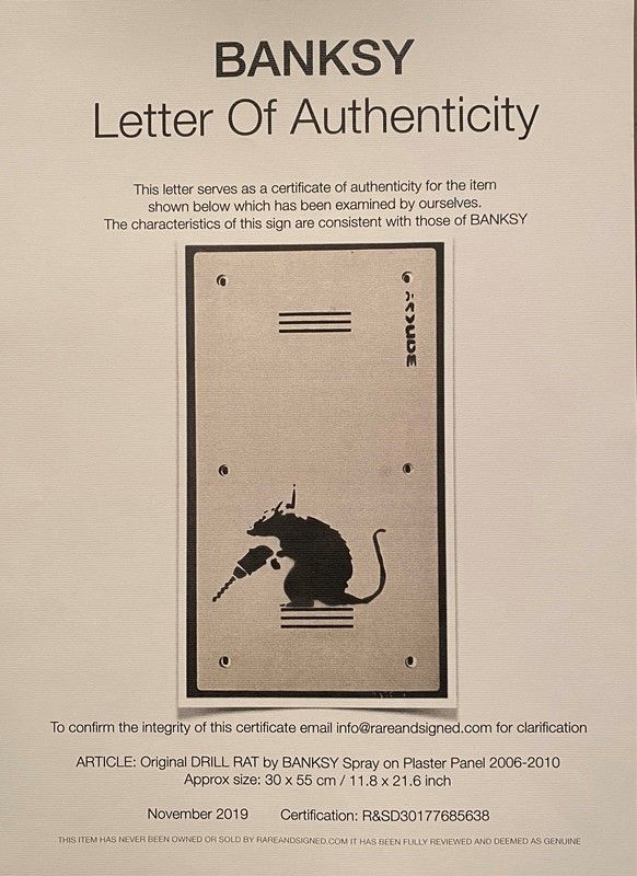 Banksy - Drill Rat