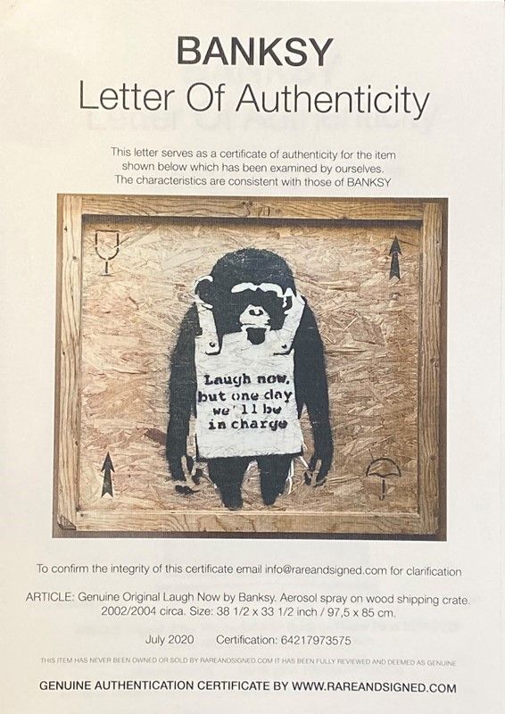 Banksy - Laugh Now