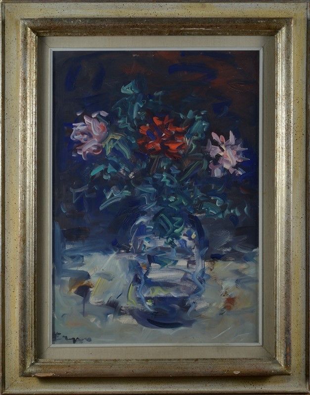 Enzo Pregno - Vaso con Fiori