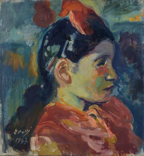 Ennio Pozzi - Ritratto di bambina