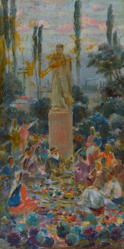 Nicolaj Karahan - Al monumento