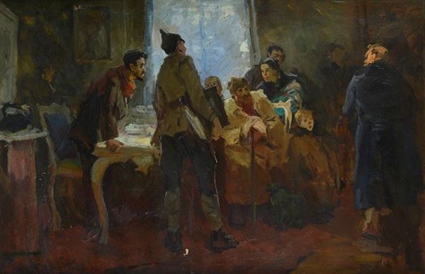 Aleksander Stepanovich Sedov - Riunione di guerra