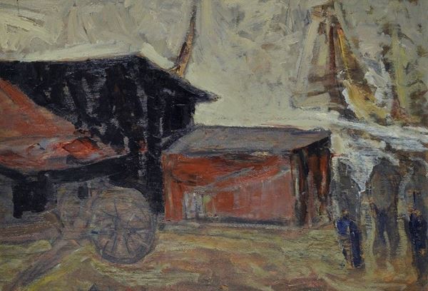 Lorenzo Viani - Baracche in darsena