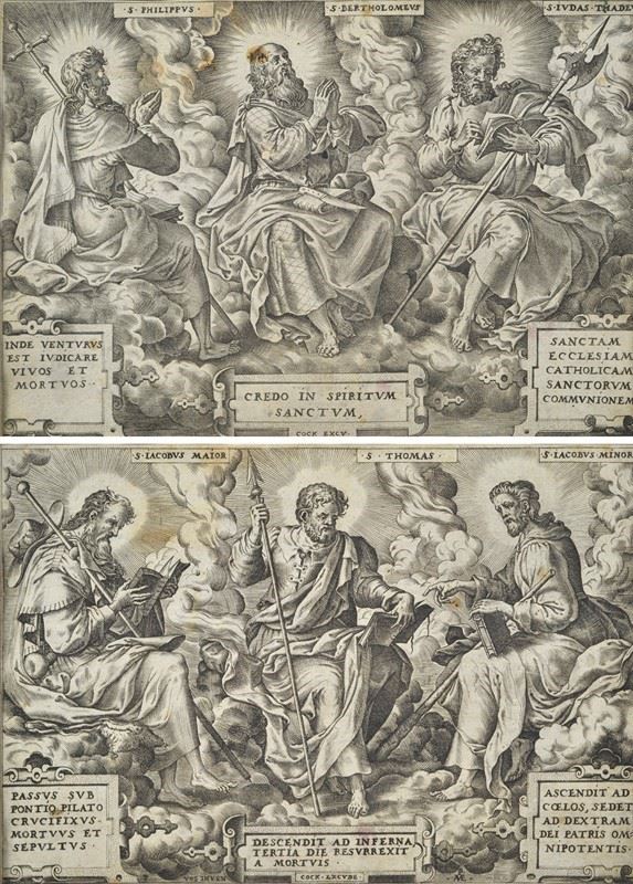 San Filippo, San Bartolomeo, San Giuda Taddeo; San Giacomo Maggiore, San Tommaso, San Giacomo Minore