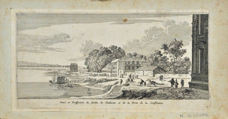 Gabriel Perelle - Veue Et Prospective Du Jardin De Tuilleries