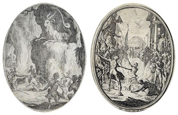 Jaques Callot - Coppia di incisioni