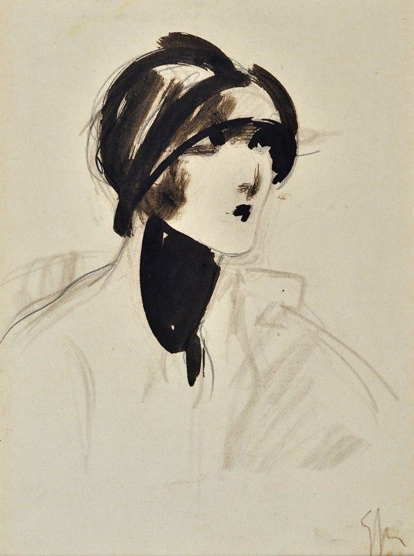Enrico Sacchetti - Testa di donna