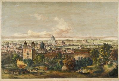 Veduta di Roma dal Gianicolo (rom Im Jani)