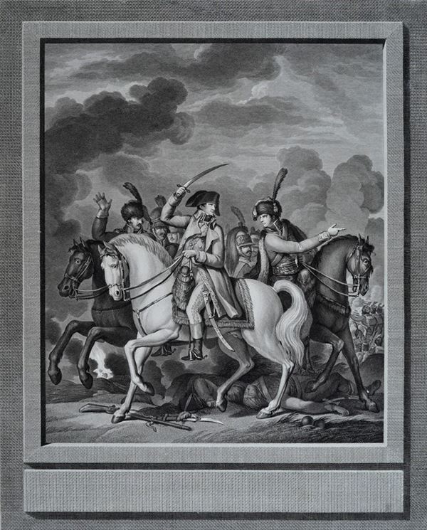 Ritratto equestre di Napoleone durante la battaglia di Marengo