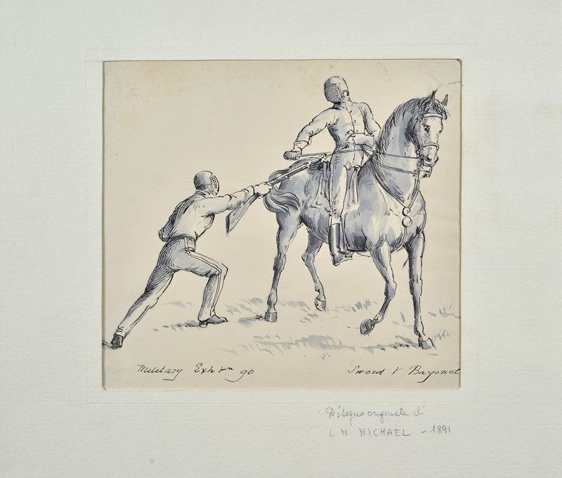 Anonimo, XIX Sec. - Sword V Bayonet