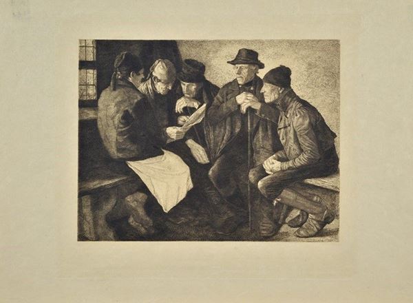Scuola Tedesca, XIX sec. - La lettera