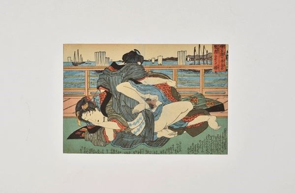 Utagawa Kunisada - Scena erotica