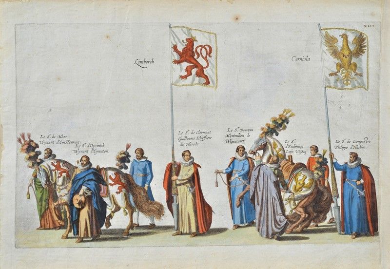 Jacob Franquart - Pompa Funebris Optimi Potentissimiq. Pincipis Albert Pii. Bruxelles: