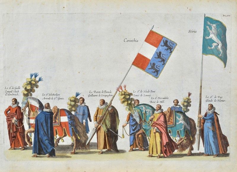 Jacob Franquart - Pompa Funebris Optimi Potentissimiq. Pincipis Albert Pii. Bruxelles: