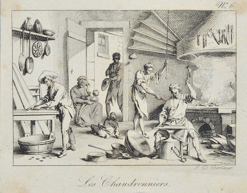Jean Duplessi-bertaux - Suite Des Cris Des Marchands Ambulants De Paris Par j.D. Bertaux